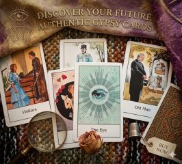 Gypsy Oracle Reading Cards and Book. Fortune Telling Desk. TAROT set for beginners in English and Tagalog