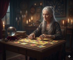 Ancient Indian Oracle Cards - Vedic Wisdom Fortune Telling Deck - Spiritual Gift